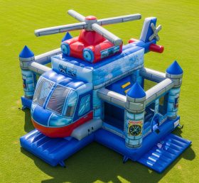 T5-2963 Helicopter Theme Inflatable Castles