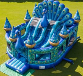 T5-3027 Peacock Theme Inflatable Castles