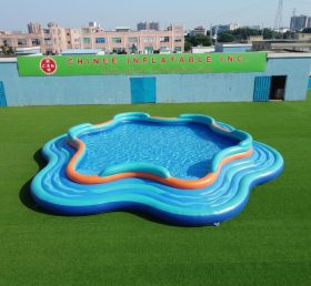 Pool4-030 Irregular Shaped Inflatable Pool