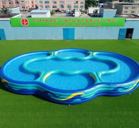 Pool4-035 Irregular Shaped Inflatable Pool