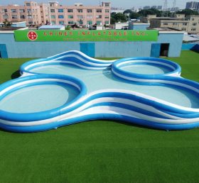 Pool4-041 Irregular Shaped Inflatable Pool