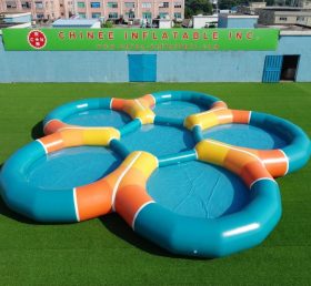Pool4-049 Irregular Shaped Inflatable Pool