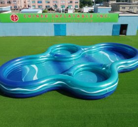 Pool4-052 Irregular Shaped Inflatable Pool